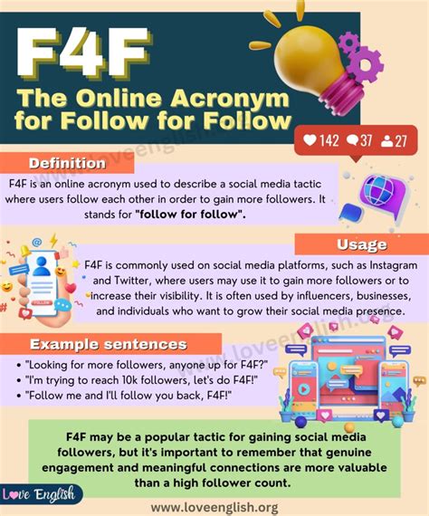 f4f meaning on instagram.